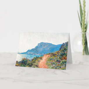 Cartão Claude Monet O Corniche perto de Mônaco