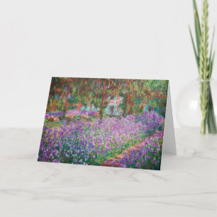 Cartão Claude Monet - The Artist's Garden at Giverny