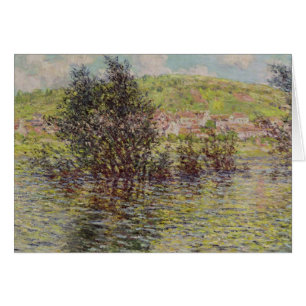 Cartão Claude Monet Vetheuil, vista de Lavacourt, 1879