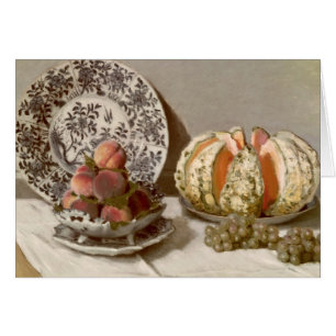 Cartão Claude Monet Vida estática, 1872