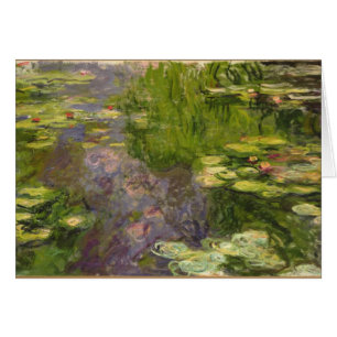 Cartão Claude Monet   Waterlilies