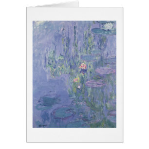 Cartão Claude Monet Waterlilies
