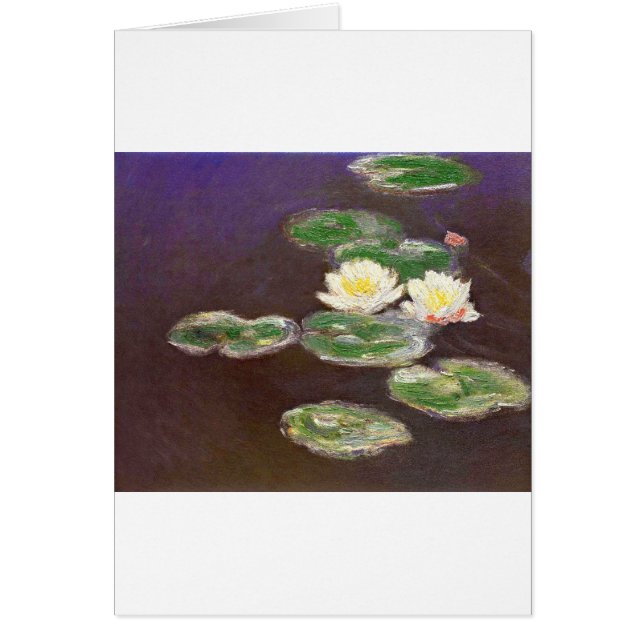 Cartão Claude Monet - Waterlilies (Frente)