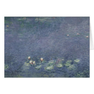 Cartão Claude Monet Waterlilies: Manhã, 1914-18