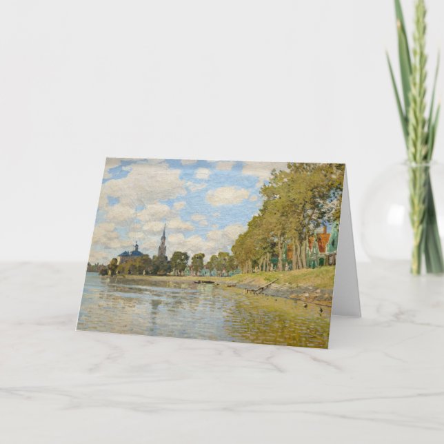 Cartão Claude Monet - Zaandam (Frente)