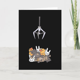 Cartão Claw Machine Kawaii