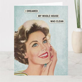 Cartão Clean House Dream