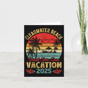 Cartão Clearwater Beach Sand Sea Sun Vacation 202