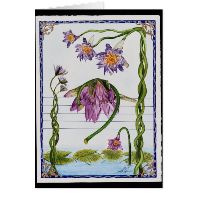 Cartão - Clef baixo de Lakme (Frente)