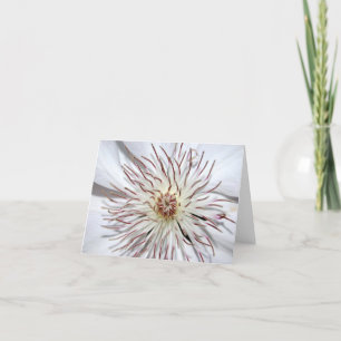 Cartão Clematis Notecard