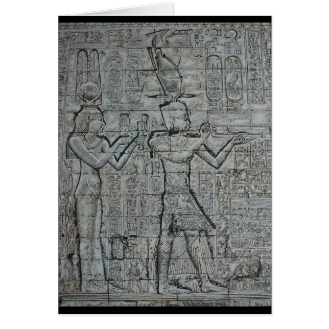 Cartão Cleopatra e Caesarion (Frente)