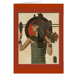 Cartão Cleópatra por Leyendecker
