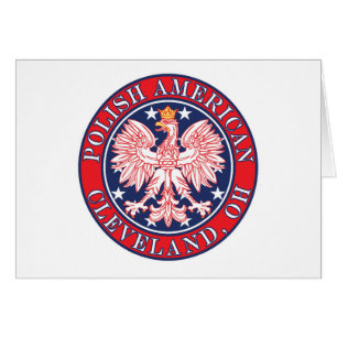 Cartão Cleveland Ohio Polonês