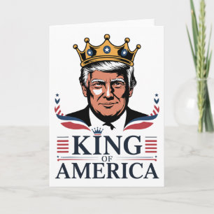 Cartão Clic Rei da América Presidente Trump - Trump Engra