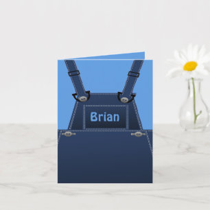 Cartão Cliente de Sobreposições Azul do Country