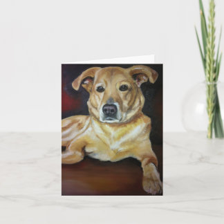 Cartão "Clifford" - Retratos de Animais de Companhia
