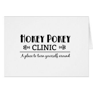 Cartão Clínica do Pokey de Hokey