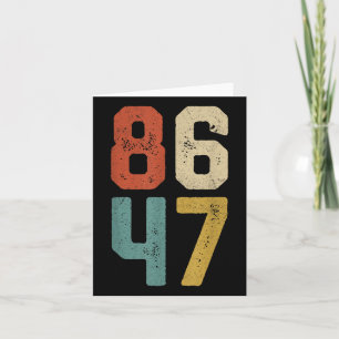 Cartão Clique em Estilo de Vintagem Retroativa 80s 86 47