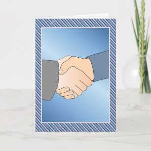 Cartão Closing Business Deal Greeting Card