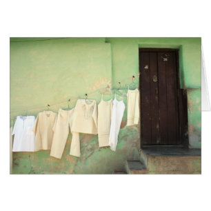 Cartão clothesline