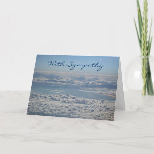 Cartão Clouds Sympathy Card