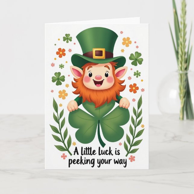 Cartão Clover Luck Scene Greats Card (Frente)