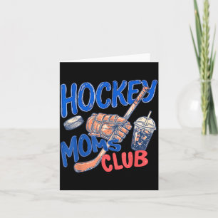 Cartão Clube das Mães de Hockey Dia das Mães Dia de Jogo