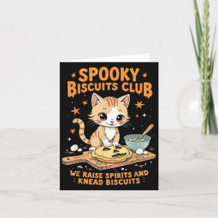 Cartão Clube de Biscoitos Soky Gato Diversão Halloween Fa