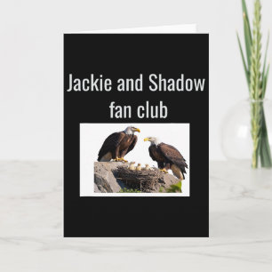 Cartão Clube de Fãs Jackie e Shadow Águias _1
