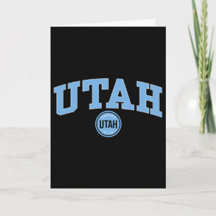 Cartão Clube de Hóquei de Utah Arco Sobre Cinza Nhl Licen
