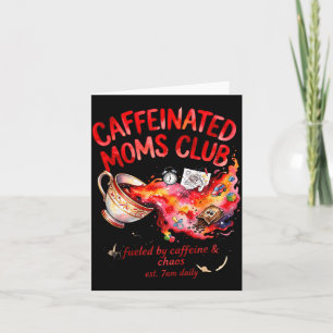 Cartão Clube de Mães Cafeinadas Clube de Mães Cansadas Mã