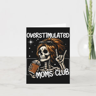 Cartão Clube de mães superestimuladas mãe neurodivergente
