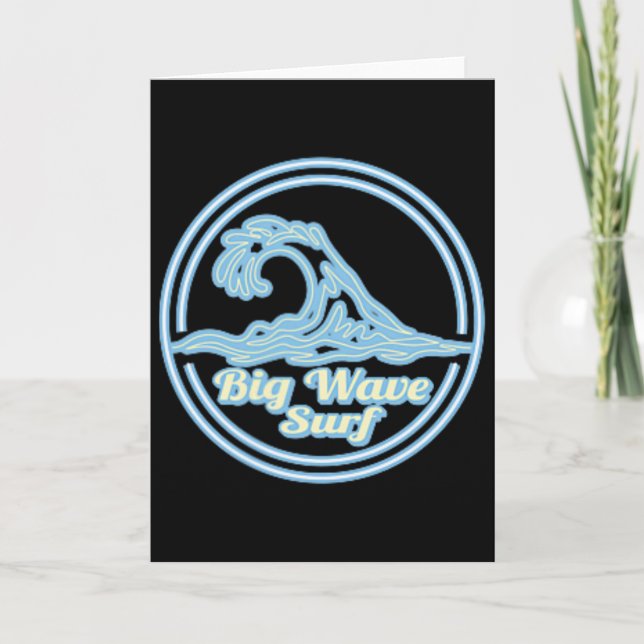 Cartão Clube de Surf Big Wave de Dunnet Y, Gráfico de Sur (Frente)