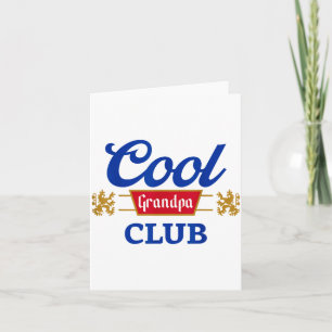 Cartão Clube do Avô Retro Legal Família Correspondente Di