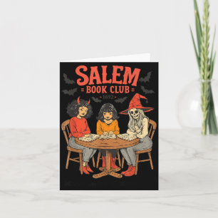 Cartão Clube do Livro Vintage Salem Gato Preto Livresco S
