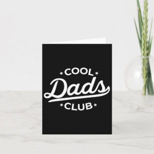 Cartão Clube dos Pais Legais Retrô Masculino Camisa Bolsa