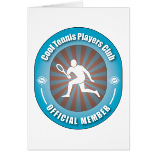 Cartão Clube legal dos jogadores de ténis