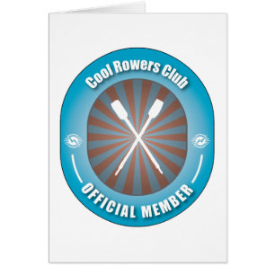Cartão Clube legal dos Rowers