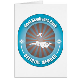 Cartão Clube legal dos Skydivers