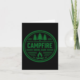 Cartão Clube Social De Campfire - Divirta Campfire E Bonf