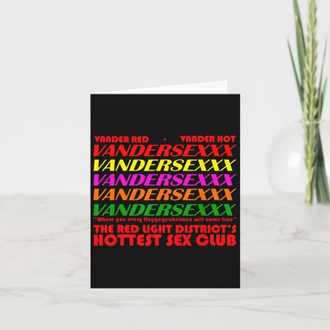 Cartão Clube Vanderxx  (Frente)