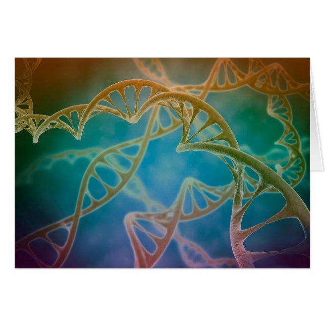 Cartão Cluster De Trocas De DNA (Frente Horizontal)
