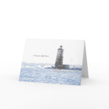 Coastal Lighthouse & Atlantic Ocean Nautical Theme