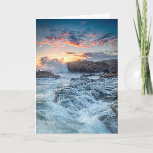 Cartão Coastline | Carmel California (Frente)