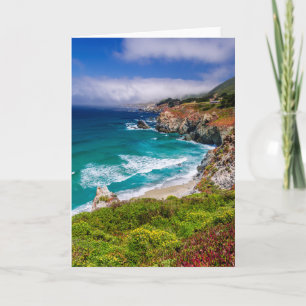 Cartão Coastline Of Big Sur, California