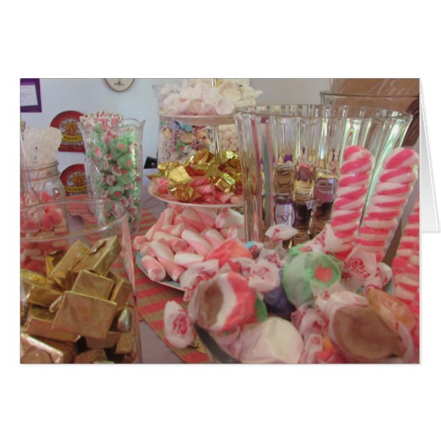 Cartão Cobertos de Doces (Frente Horizontal)