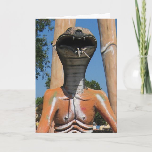 Cartão Cobra AKA Cobra Head ... Inferno Budista (Frente)