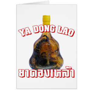 Cartão Cobra da cobra contra o Lao de Yadong do uísque d