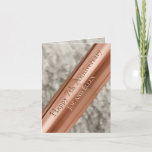 Cartão Cobre e Lã do 7