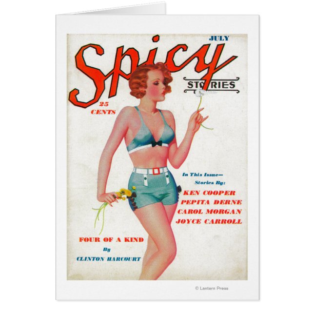 Cartão Cobrir da Revista Spicy (Frente)
